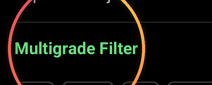 Multigrade Filter Adjustments — annotated detail 1