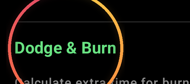 Dodging and Burning Timer — annotated detail 1
