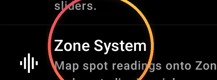 How the Zone System works — annotated detail 1