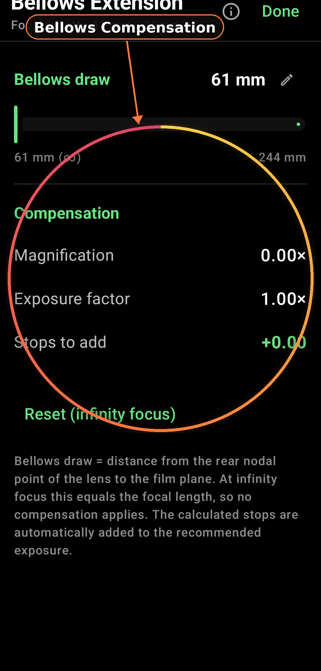 How Bellows Extension compensation works additional view 2