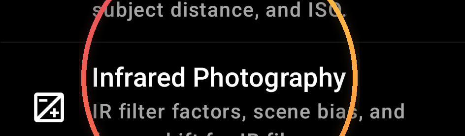 How Infrared Photography works — annotated detail 1